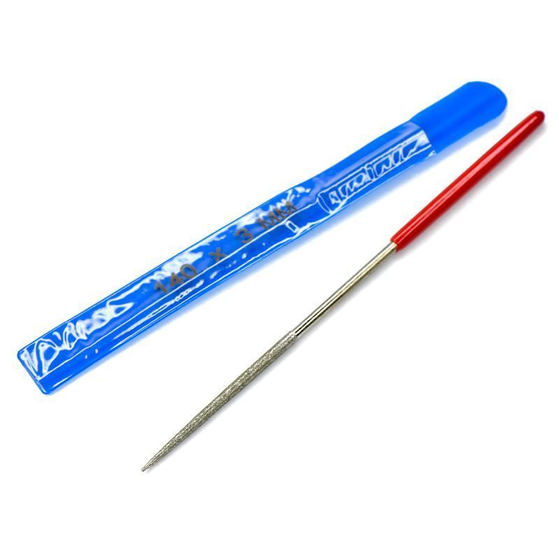 инструмент, надфиль алмазный для расширения отверстий бусин, 140х3 мм