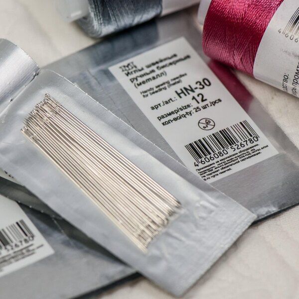 инструмент, иглы для бисера №12