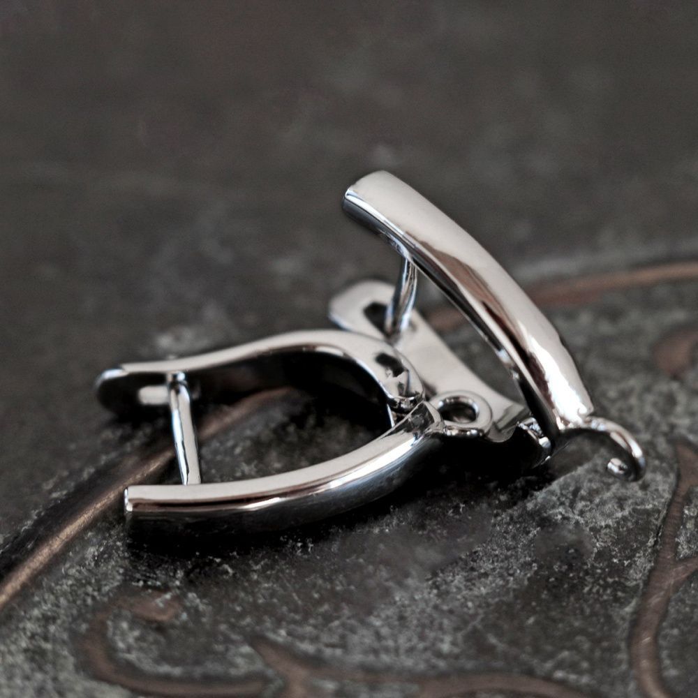 швензы "айлин", покрытие платина, 19.5x12x3 мм 