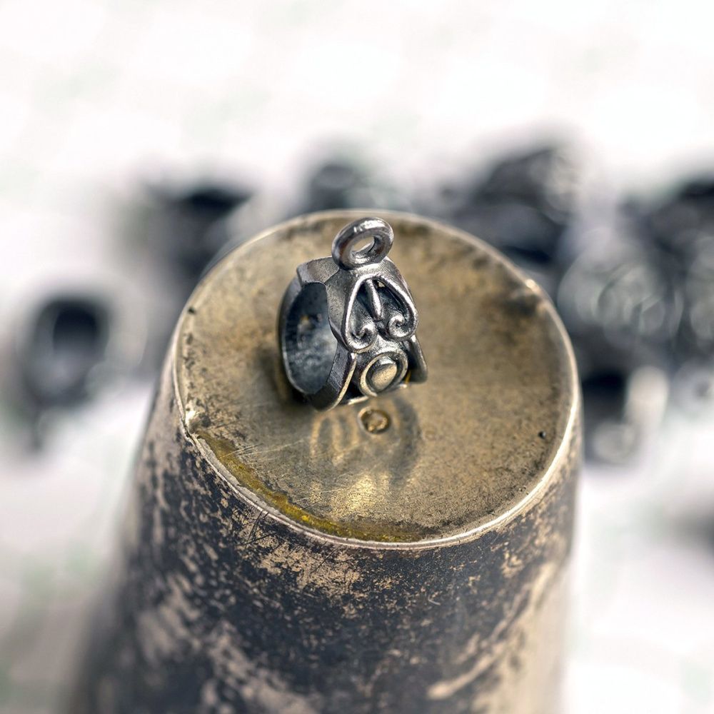 бейл "бута", цвет черный, 13.5х8х8.5 мм