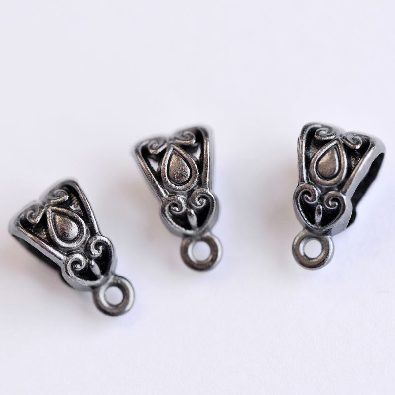 бейл "бута", цвет черный, 13.5х8х8.5 мм