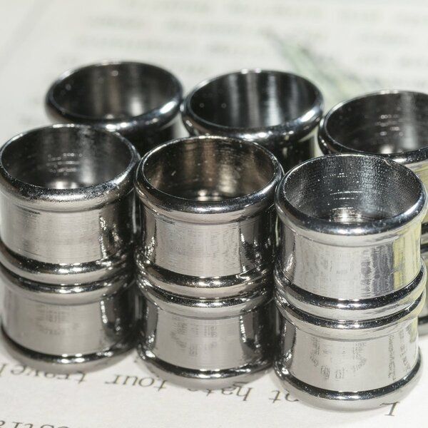 Замочки застежка магнитная для жгута "туба", цвет черный, 21x14x14 мм