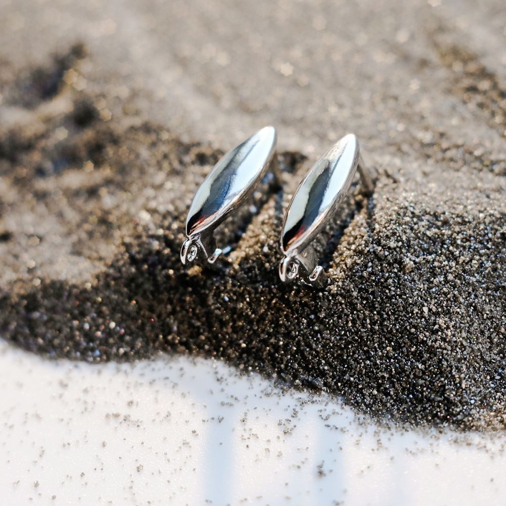 швензы "бьянка", покрытие платиной, 17.5x5x12.5 мм 