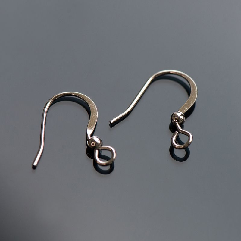 швензы "шарм", металл, покрытие родием, 18х17х0.8 мм