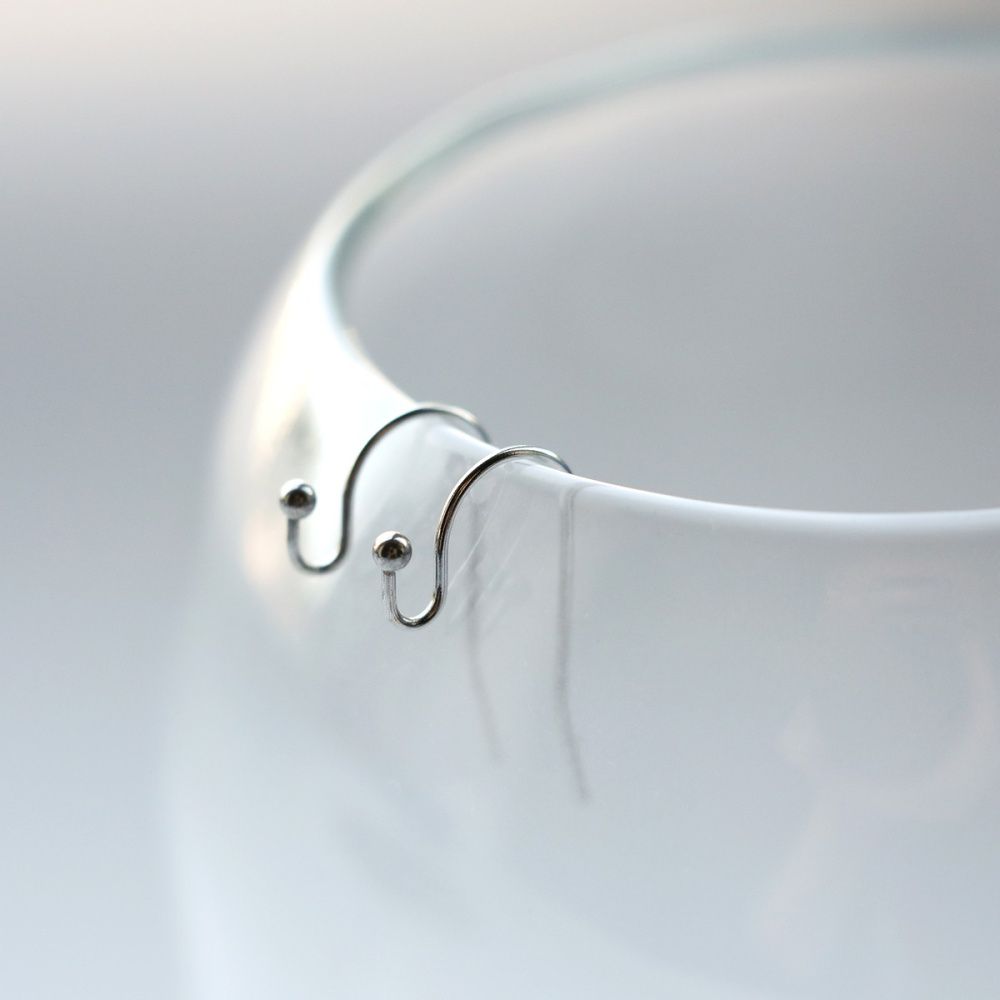 швензы "крючок", сталь гипоаллергенная, 21x12 мм