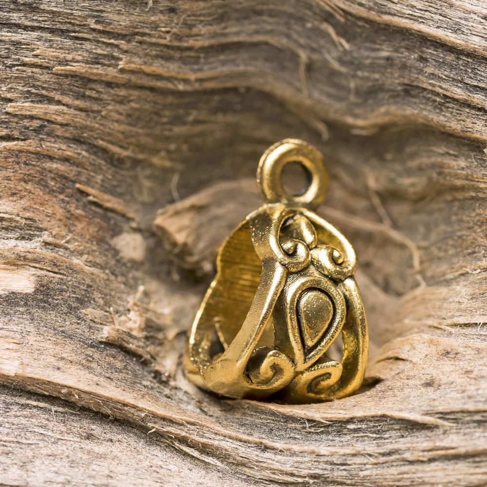 бейл "бута", цвет античное золото, 13.5х8х8.5 мм