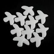 Бусина, Лэмпворк "Сердце", стекло, цвет красный, 20x20x7 мм