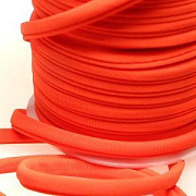 Шнур для ЛАЙКРА браслета, цвет оранжевый, 5х3 мм
