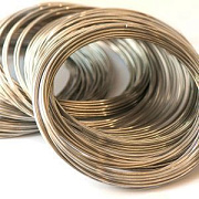 Проволока стальная для ожерелья, с памятью, цвет платина, 11.5х1.8 мм (1 виток)