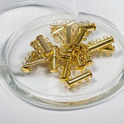 Застежка "Слайдер" многорядная, цвет золото, 21x10x6.5 мм