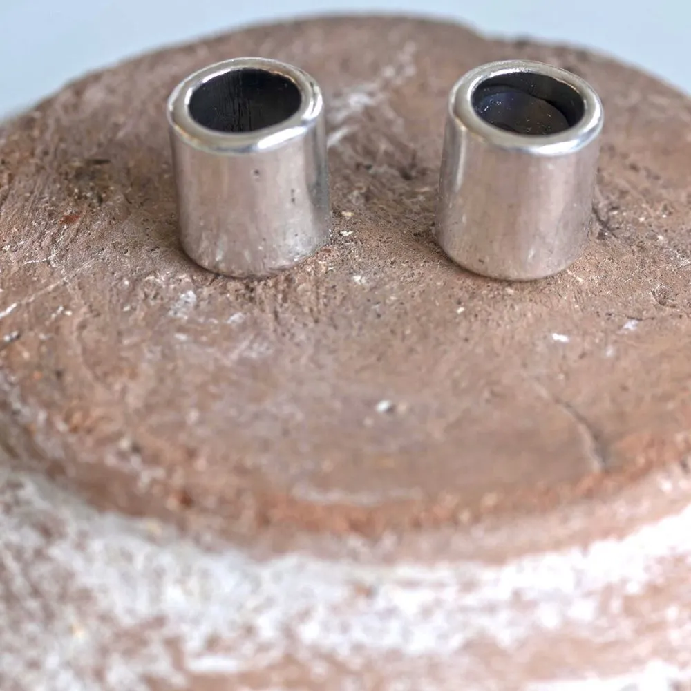 разделитель "колонна", цвет античное серебро, 9x8 мм