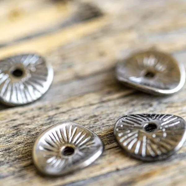 разделитель для бусин "рондо", цвет черный, 10x9x1 мм