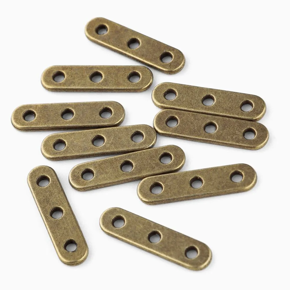 разделитель 3-отв. "спейс", цвет античная бронза, 24x6x2 мм