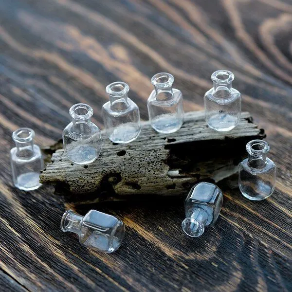 бутылочка баллон, прозрачная, 25x14 мм