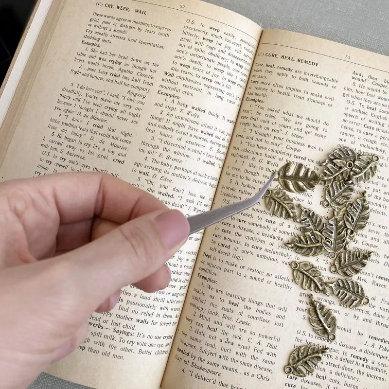 коннектор "монстера", цвет античная бронза, 27x14x4 мм