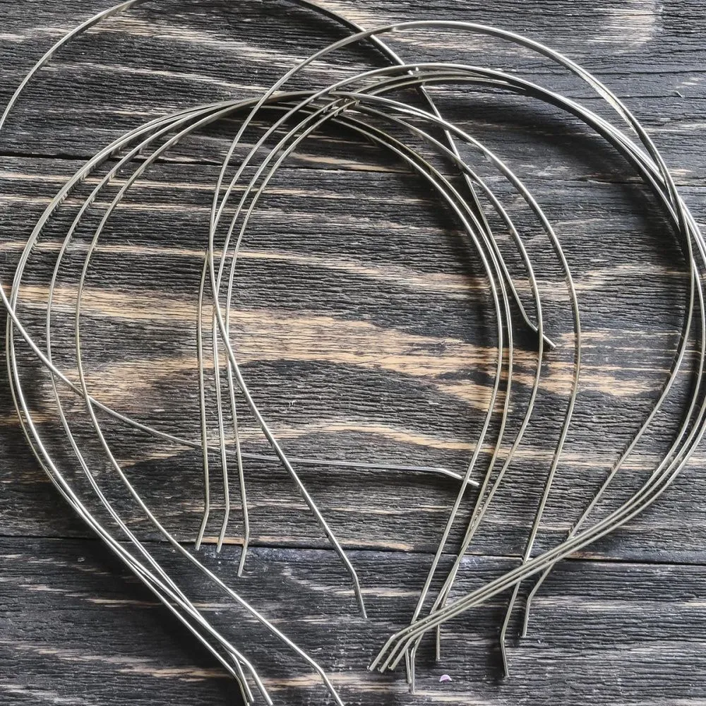 основа для ободка, цвет платина, 3х1 мм