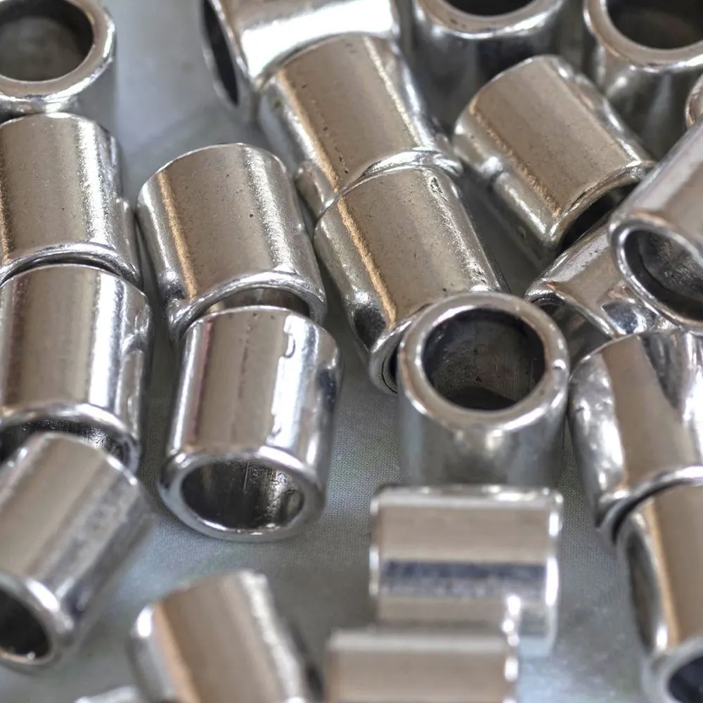 разделитель "колонна", цвет античное серебро, 9x8 мм