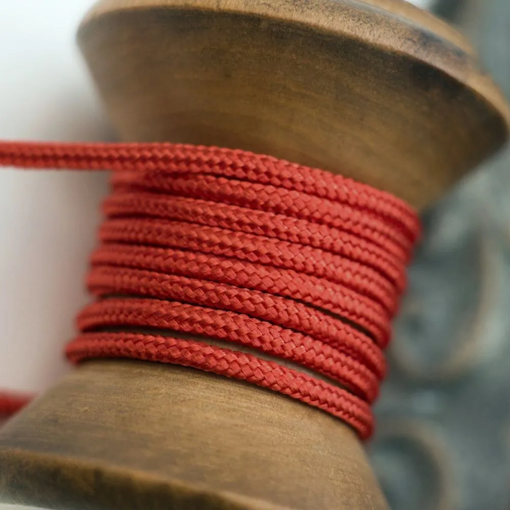 шнур, полиэстер, паракорд, цвет кирпичный, 2 мм  