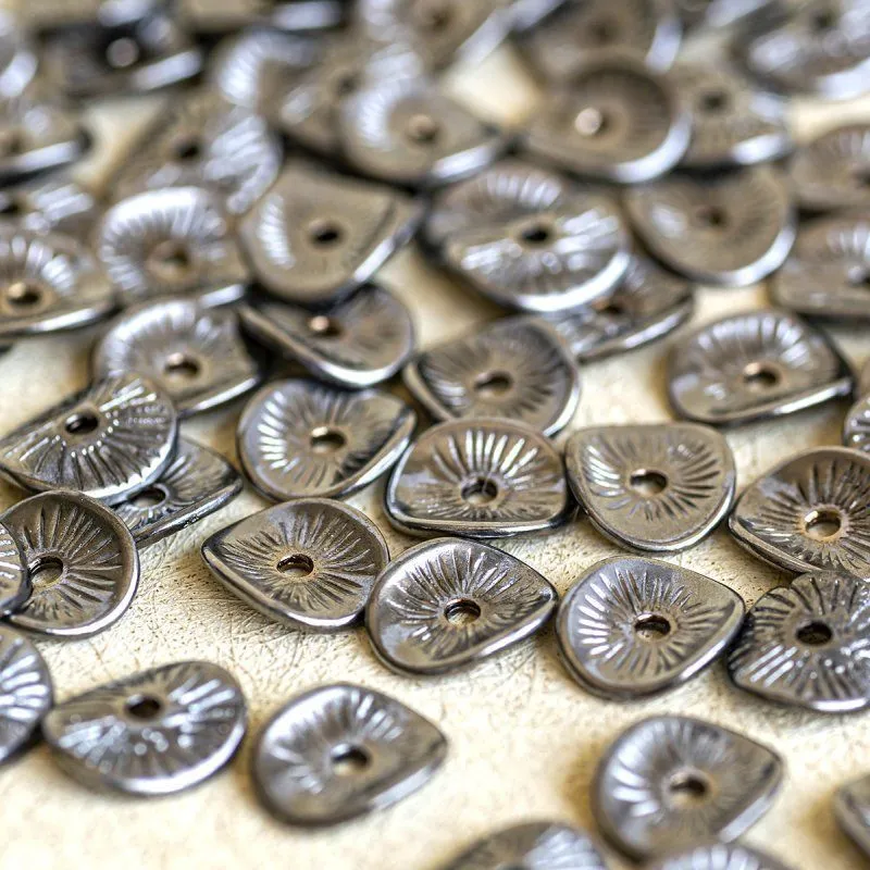 разделитель для бусин "рондо", цвет черный, 10x9x1 мм