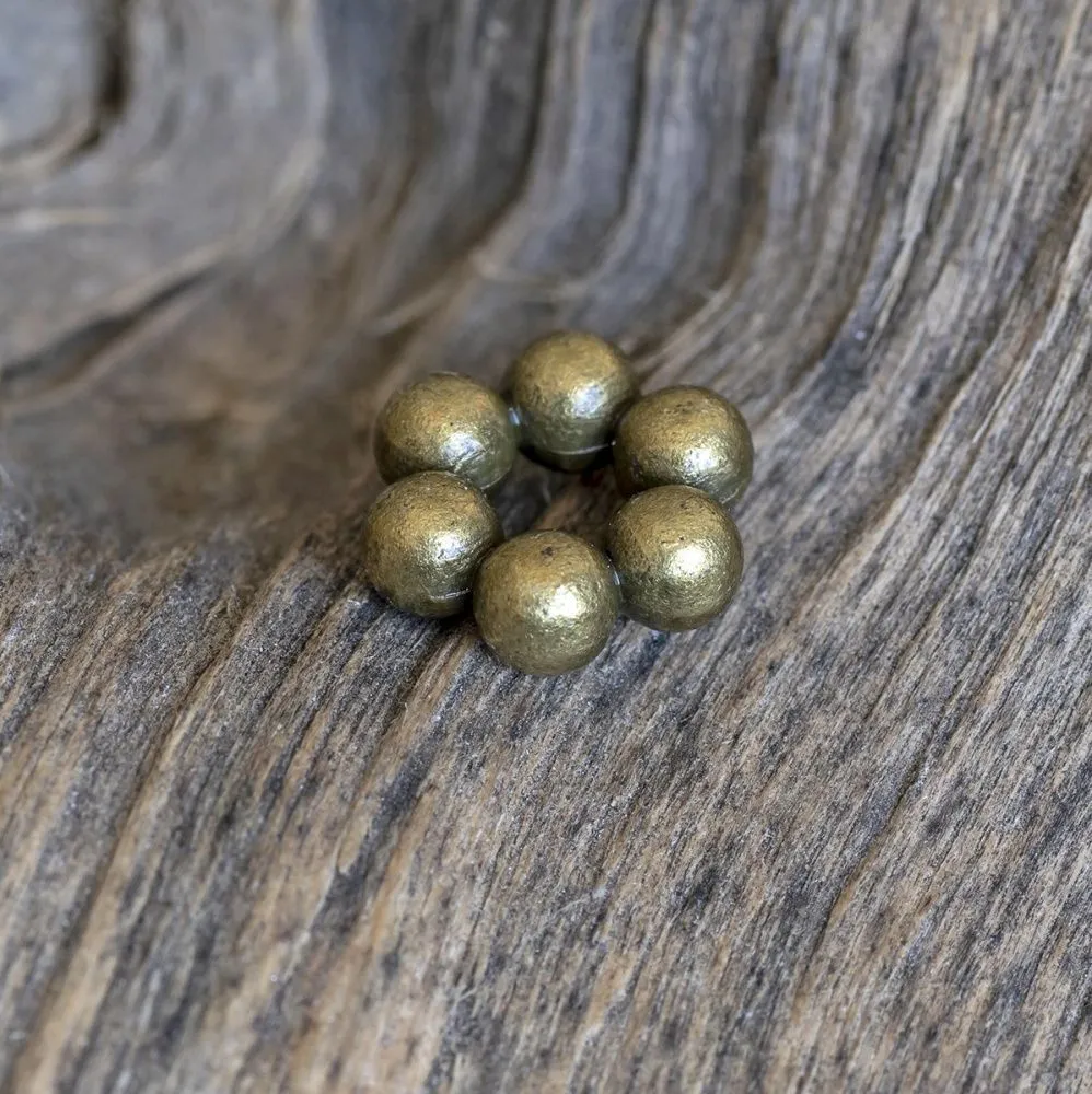 разделитель для бусин "незабудка", цвет античная бронза, 8х3 мм