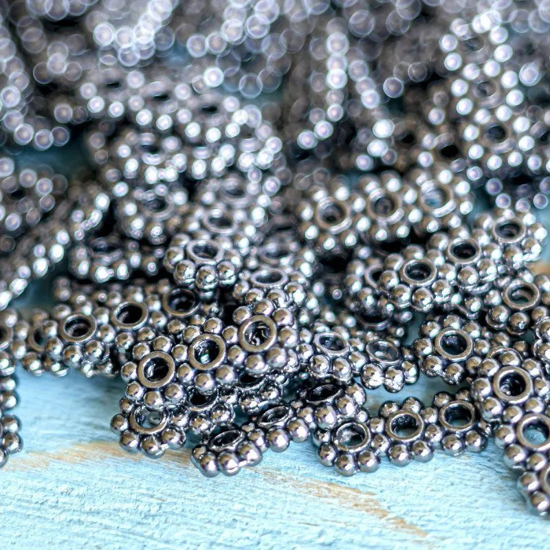 разделитель тройной "ромашка", цвет черный, 12.5x5x2 мм