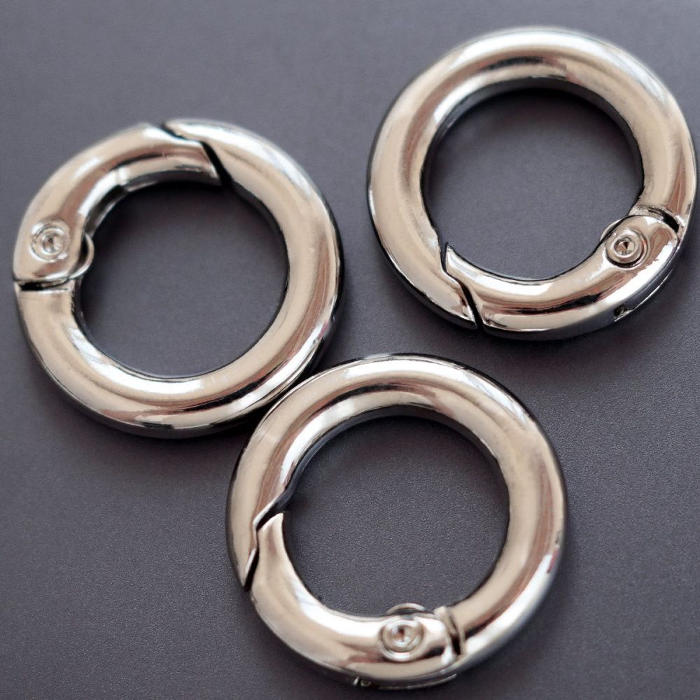 Замочки замочек-кольцо, цвет платина, 20x4 мм