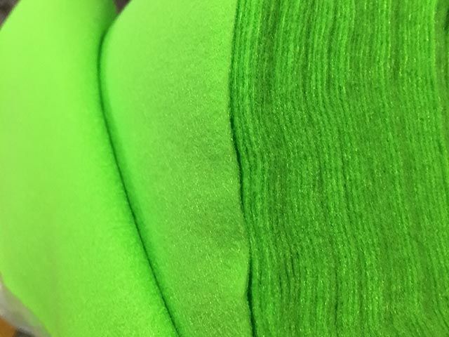 фетр a-29 цвет шартрез темный, 1 мм, погонный метр шир. 1.1 м