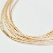 Шнур вощеный, цвет светло-коричневый, 0.5-0.8 мм