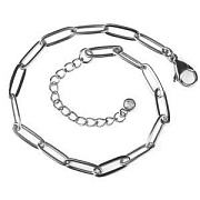 Основа для браслета "Скрепка", 304 Stainless Steel, цвет стальной, 19 см