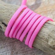 Шнур, полиэстер, паракорд, цвет розовый светлый, 4-5 мм  