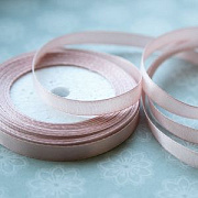 Лента, атлас, цвет увядшей розы, ширина 10 мм