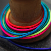 Резинка круглая шляпная, цвет мультиколор, 1.5 мм