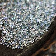 Осколки стекло, цвет серый АВ, 1.5-2x1.5-2 мм (уп. 20 гр.)