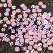Кабошон-полубусина акриловый "Звездочка", св. розовый перламутровый, 5 мм (уп 3 г)