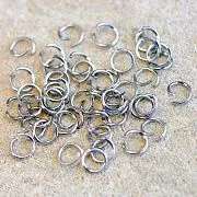 Колечко соединительное 6, 304 Stainless Steel, цвет стальной, 6 мм (уп ок.150 шт)