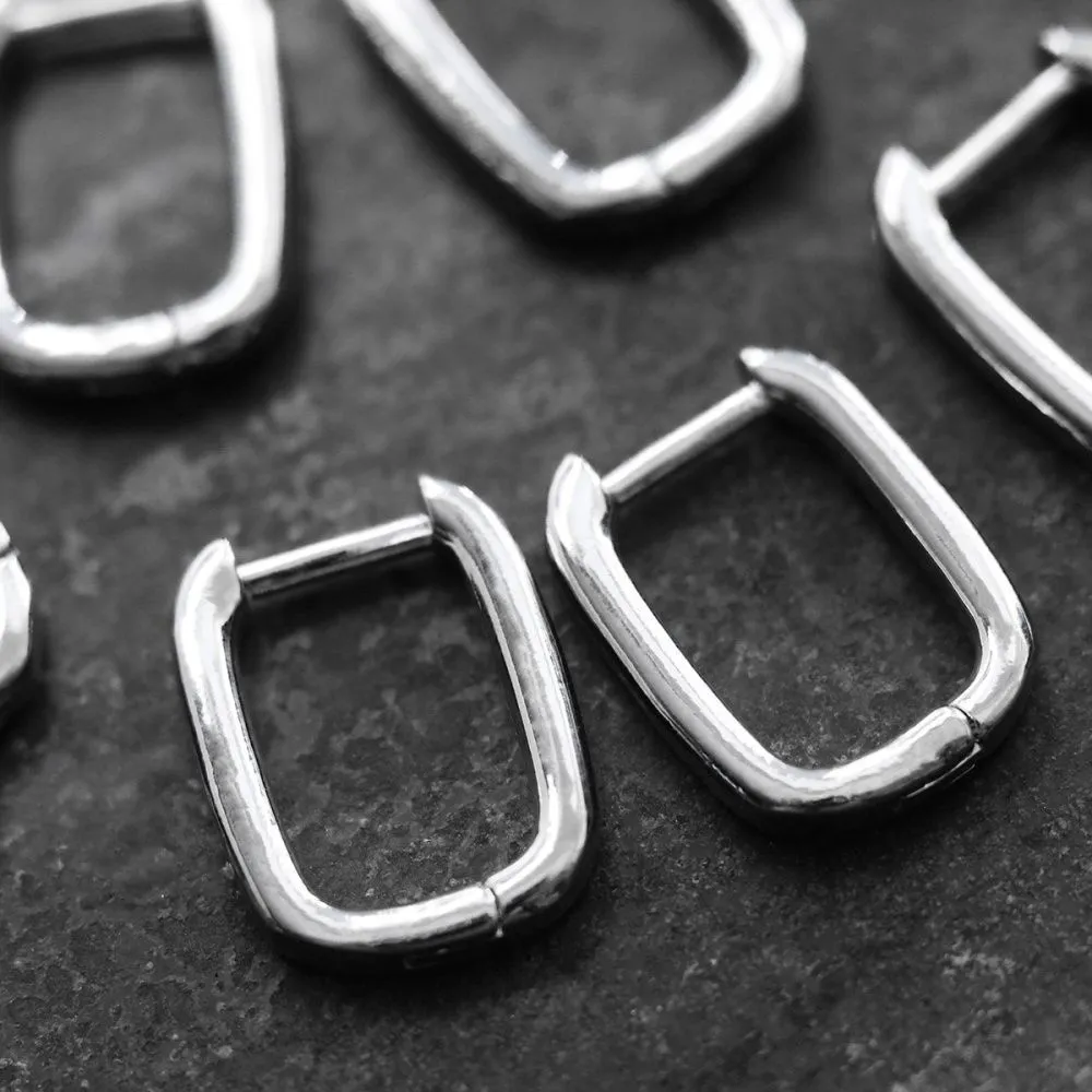 швензы "фрейм", цвет платина, 15.5x11.5x2 мм 