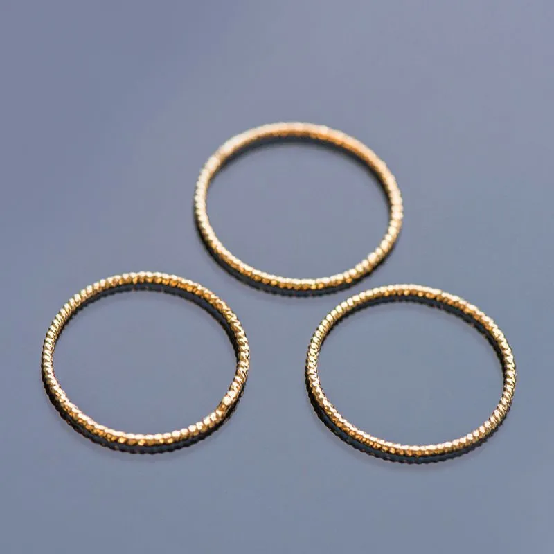 коннектор "круг", позолота, 18x1мм