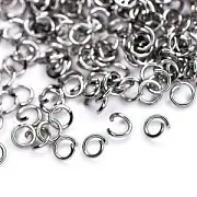 Колечко соединительное 4, 304 Stainless Steel, цвет стальной, 4 мм (уп ок.310 шт)