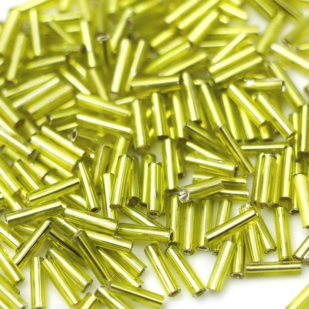 бисер "радуга", цвет шартрез/сереберение, 3"rb (уп 7 г)