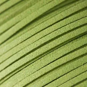 Шнур из искусственной замши, светлый желто-зеленый, 3х1.5 мм